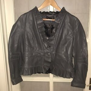 100% viscose (fake leather) jacket